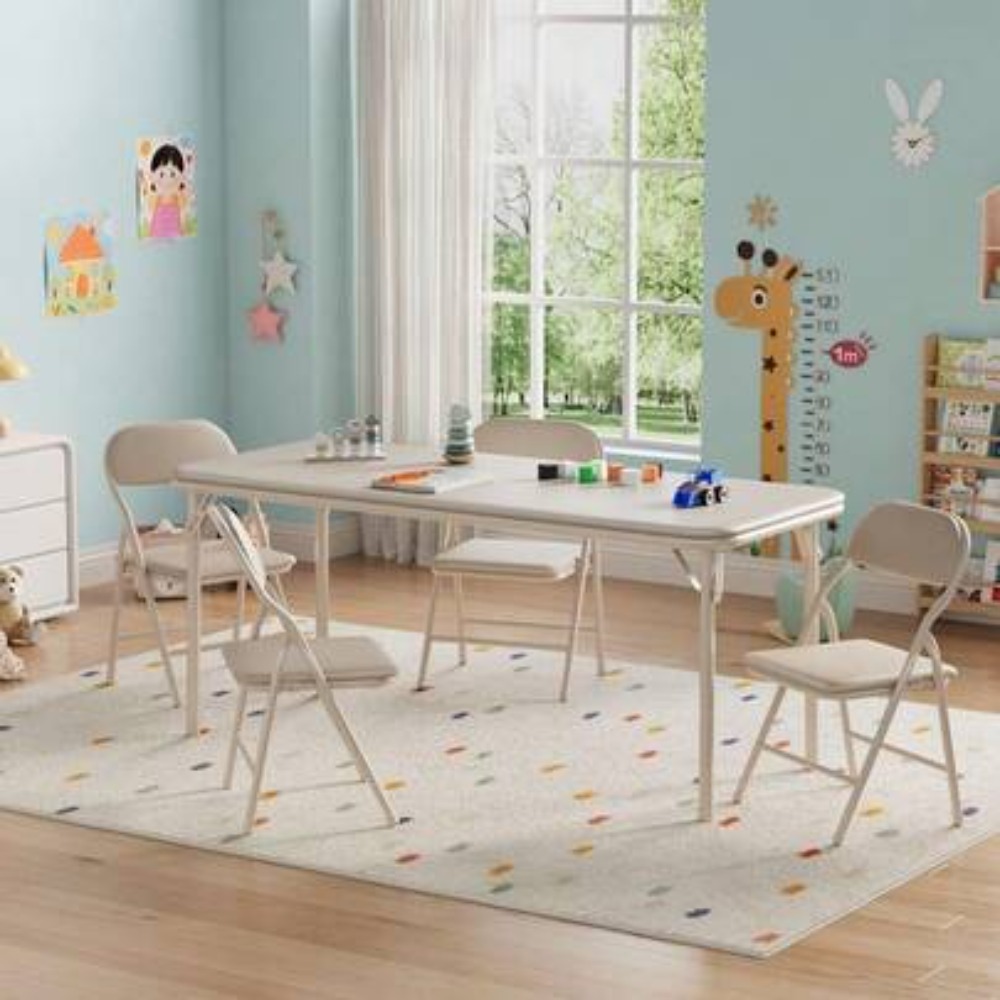 Kids Outdoor Furniture - طاولة أنشطة للأطفال قابلة للطي مع