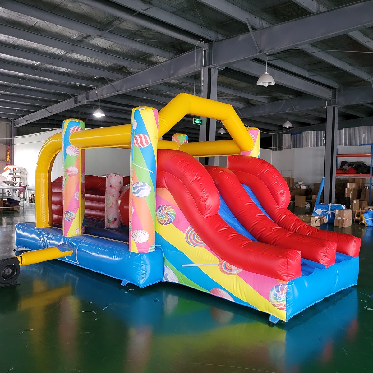 Kids Outdoor Play - مركز ألعاب خارجي تجاري من قماش
