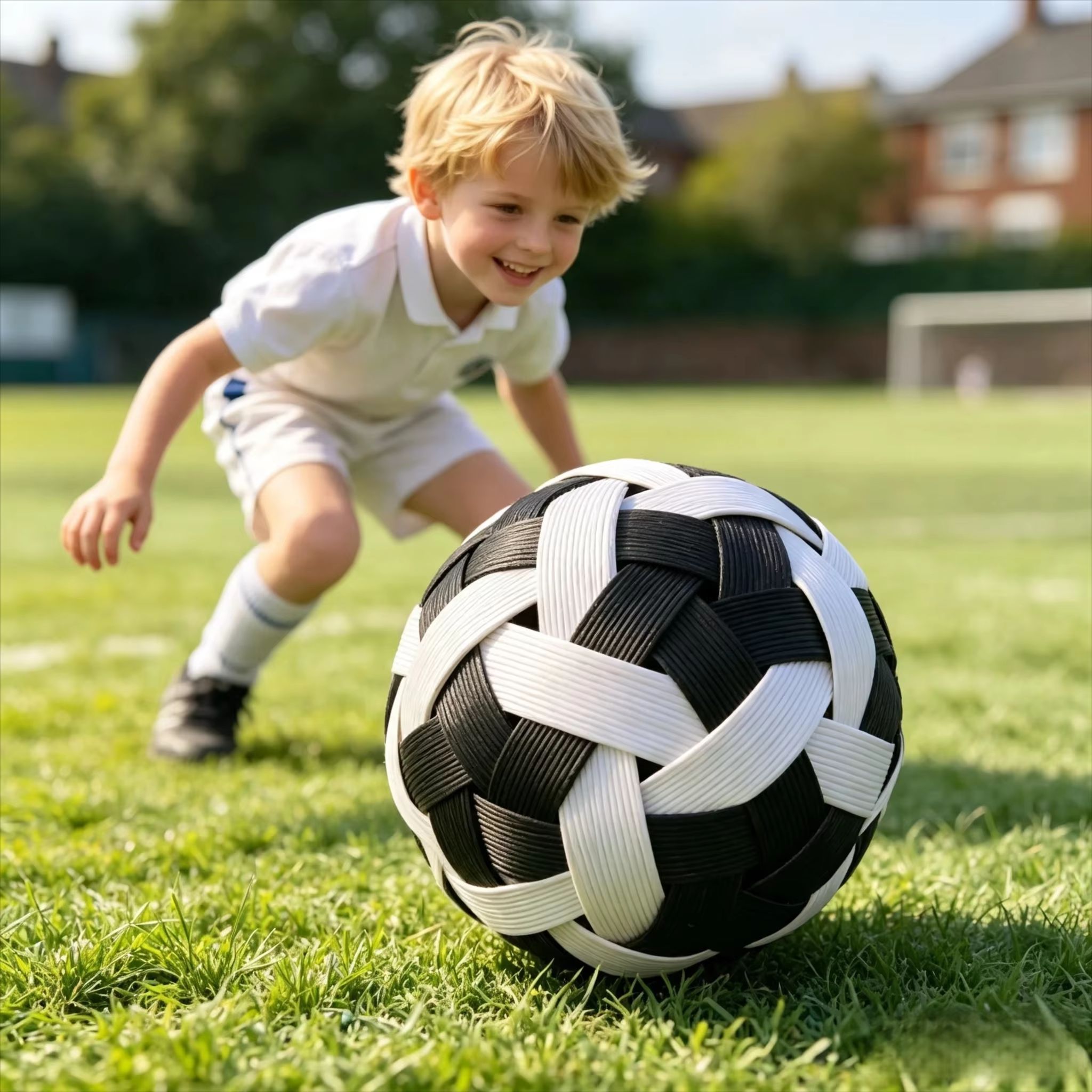 Kids Outdoor Play - كرة سباك تاكراو للأطفال مصنوعة يدويًا