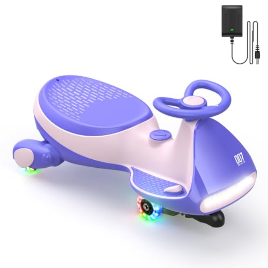 Ride On Toy Car - سيارة كهربائية كلاسيكية N7 مع دواسة،