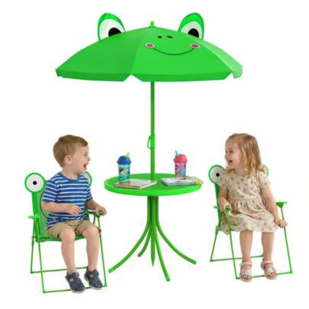 Kids Outdoor Folding Table - طقم طاولة وكرسي للأطفال، طاولة نزهة