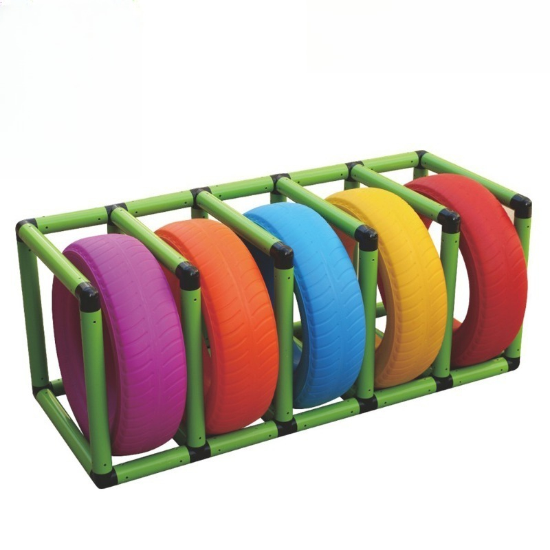 Kids Outdoor Obstacle Course Equipment - معدات تدريب مسار العقبات للأطفال في