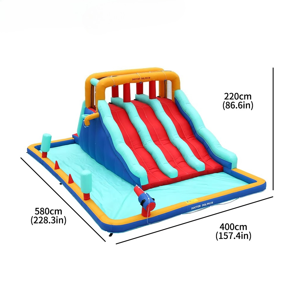 في الهواء الطلق نفخ نطاط القلع - مراجعة Kids Outdoor Slide وسعره