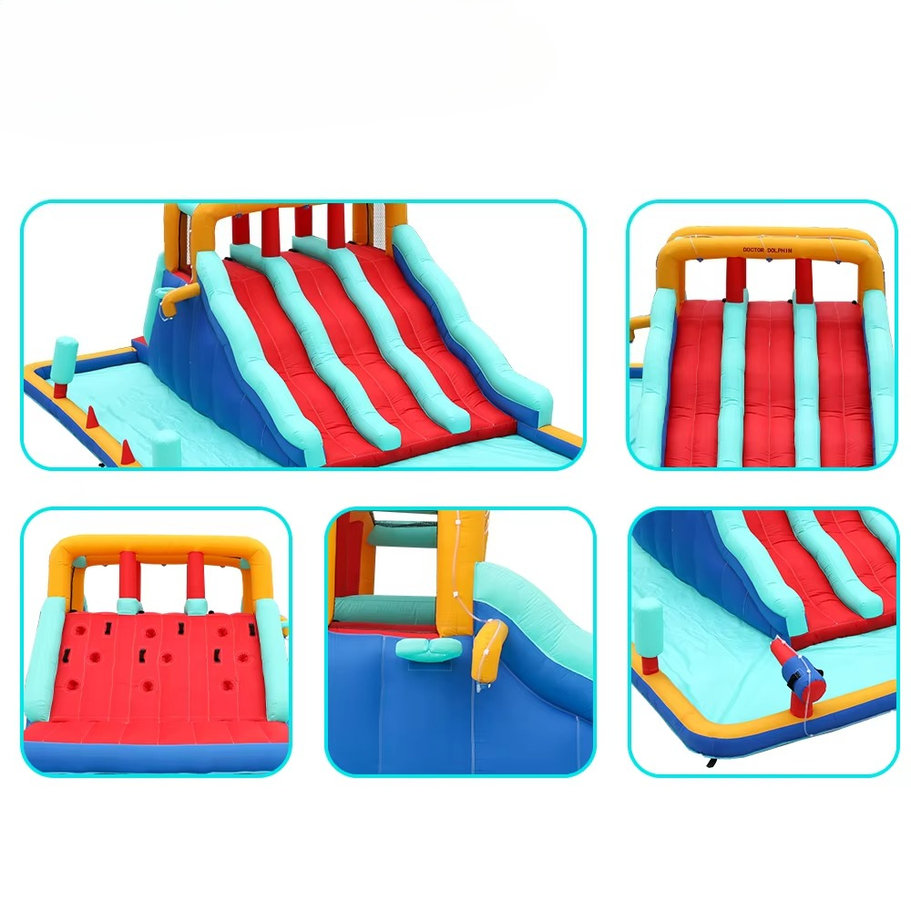 في الهواء الطلق نفخ نطاط القلع - مراجعة Kids Outdoor Slide وسعره