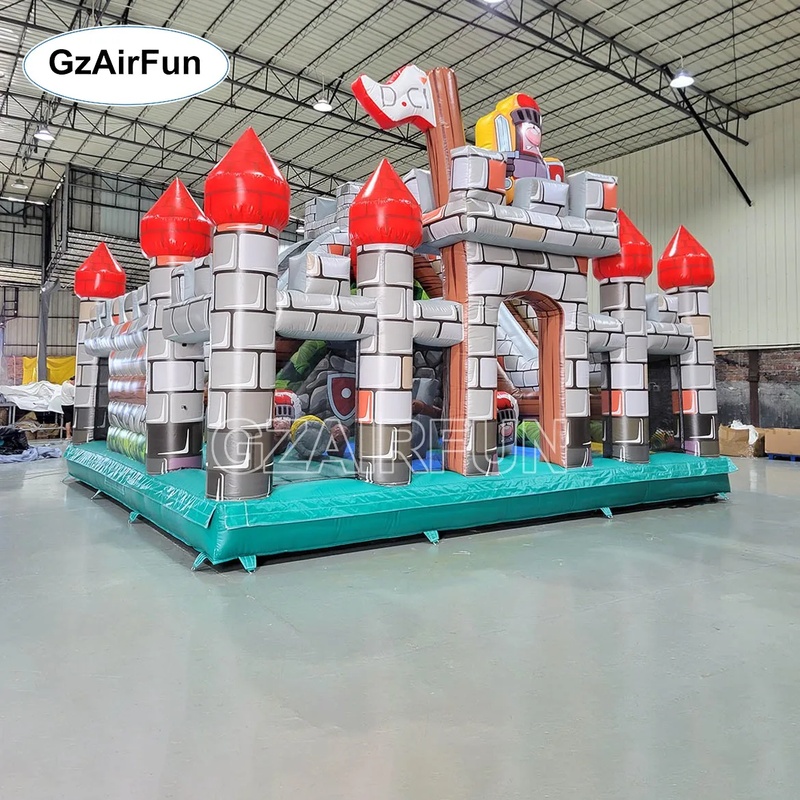 منزل قفز قابل للنفخ من البولي  - مراجعة Kids Outdoor Obstacle Course Equipment وسعره