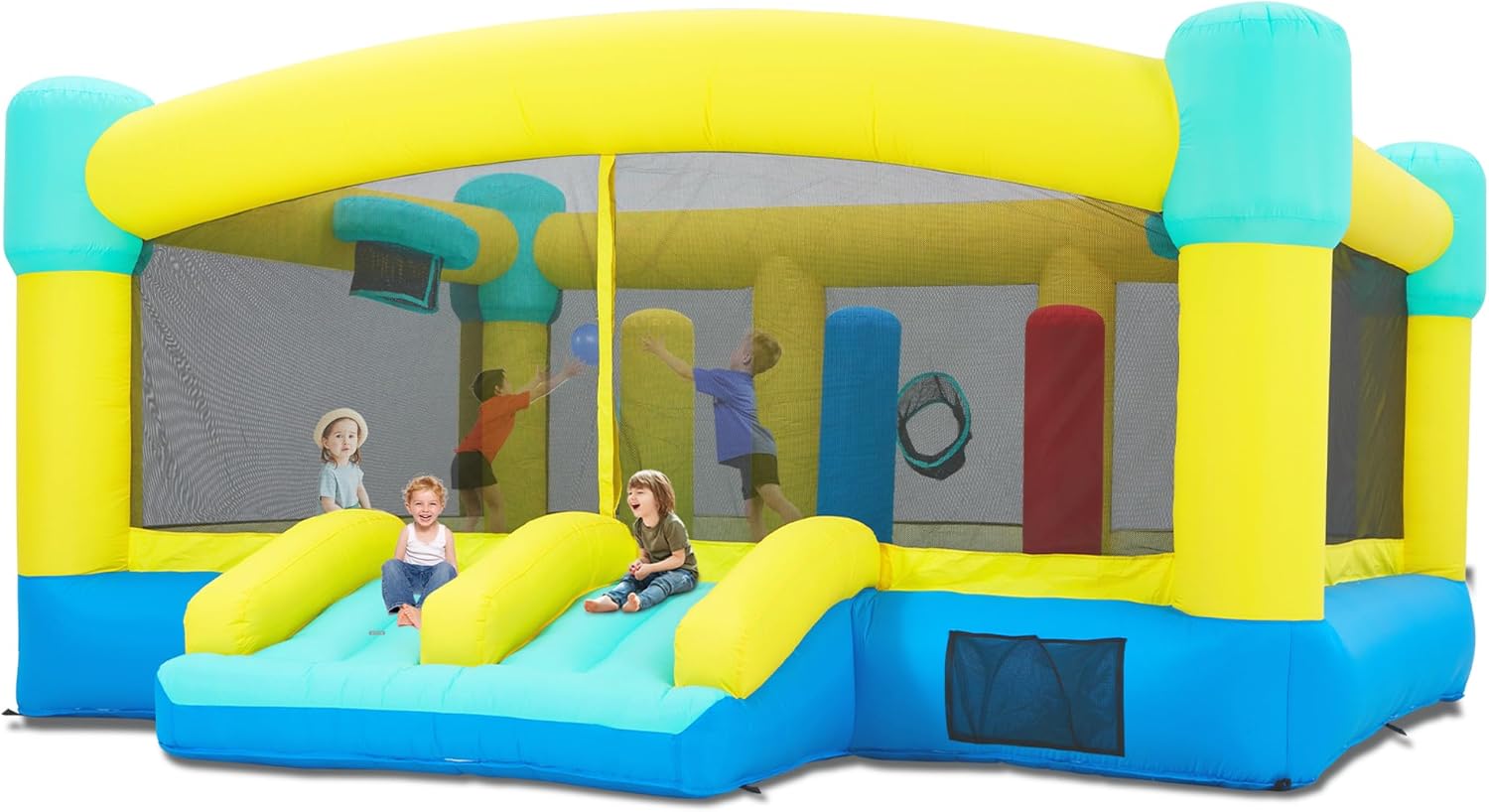 بيت القفز الكبير، قلعة قابلة ل - مراجعة Kids Outdoor Slide وسعره
