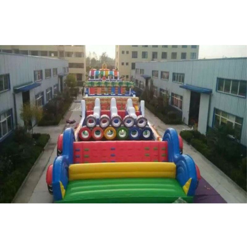 دورة عقبات قابلة للنفخ للأطفال - مراجعة Kids Outdoor Obstacle Course Equipment وسعره