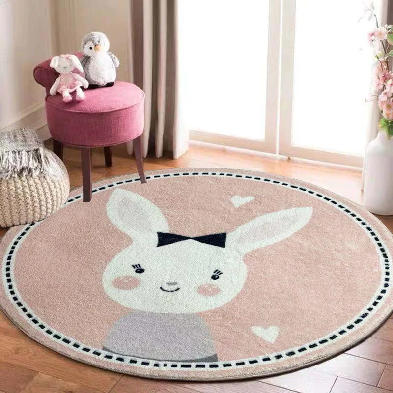 الكرتون الزرافة حصيرة مستديرة  - مراجعة Kids Outdoor Floor Cushions وسعره