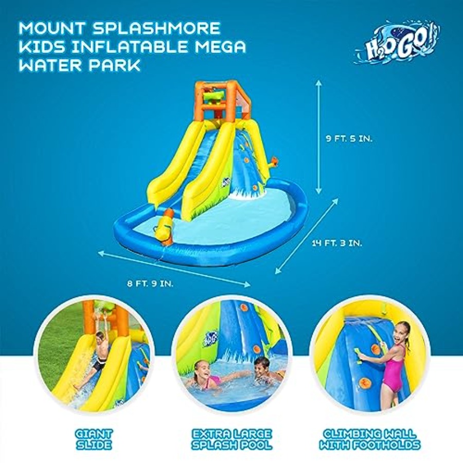زحليقة مائية خارجية للأطفال: ز - مراجعة Kids Outdoor Zone وسعره