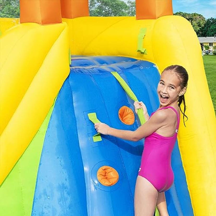 زحليقة مائية خارجية للأطفال: ز - مراجعة Kids Outdoor Zone وسعره