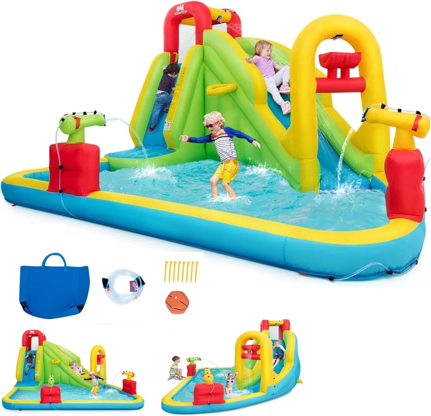 حديقة مائية قابلة للنفخ ضخمة ل - مراجعة Kids Outdoor Water وسعره