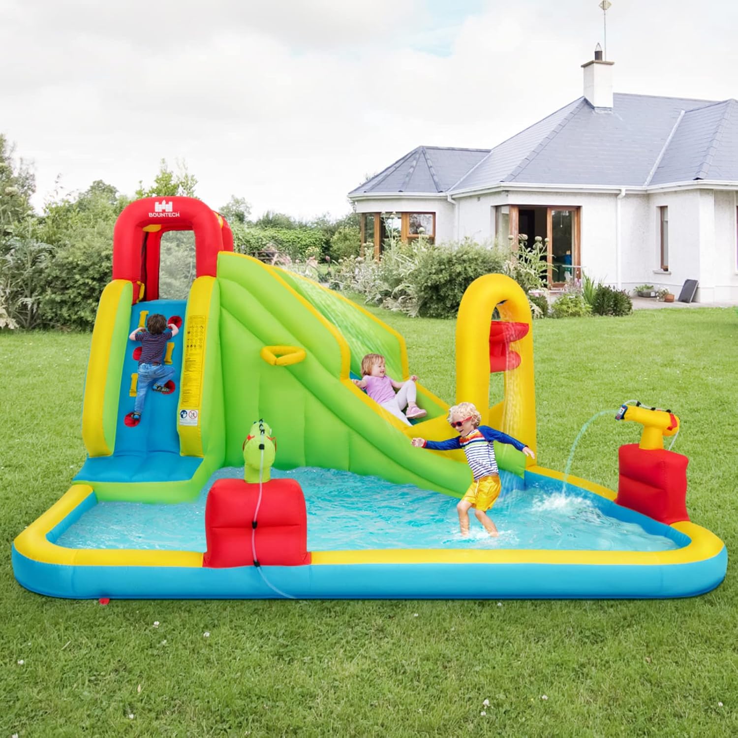 حديقة مائية قابلة للنفخ ضخمة ل - مراجعة Kids Outdoor Water وسعره