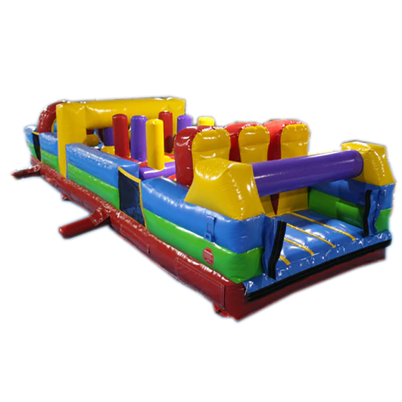 دورة عقبة قابلة للنفخ في الأما - مراجعة Kids Outdoor Obstacle Course Equipment وسعره