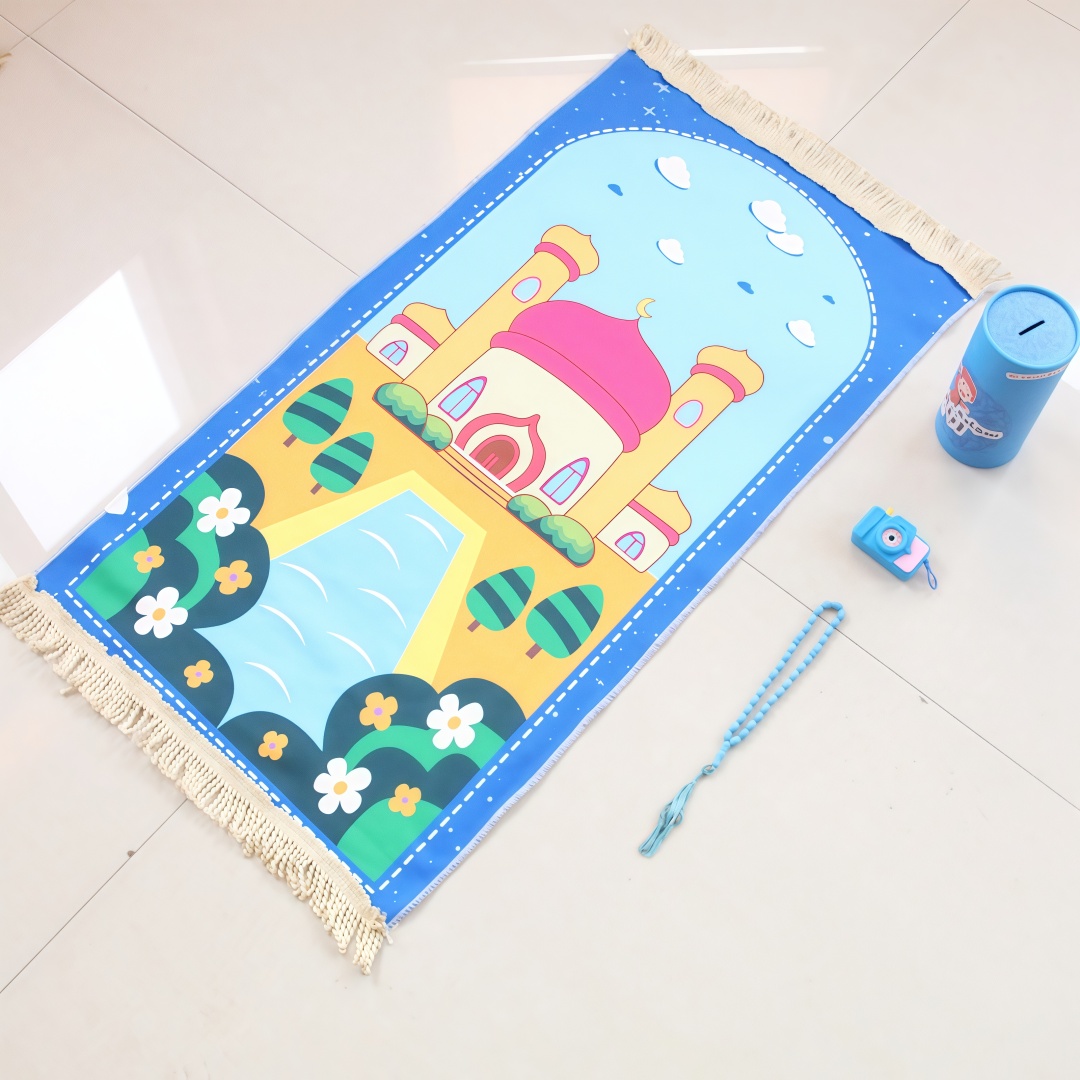 سجادة صلاة للأطفال مطبوعة من ا - مراجعة Kids Outdoor Floor Cushions وسعره
