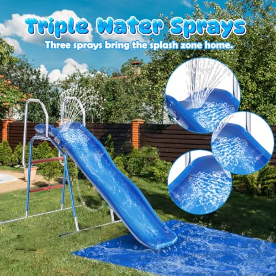 زحليقة مائية للأطفال في الفناء - مراجعة Kids Outdoor Zone وسعره